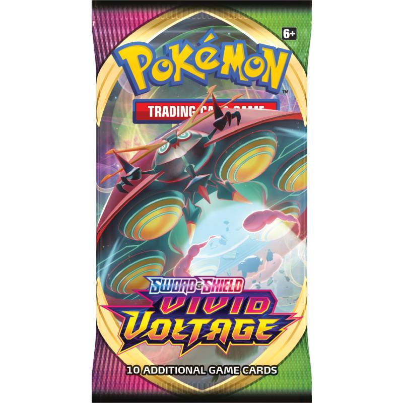 pokemon vivid voltage booster innehåller 10st pokemon kort