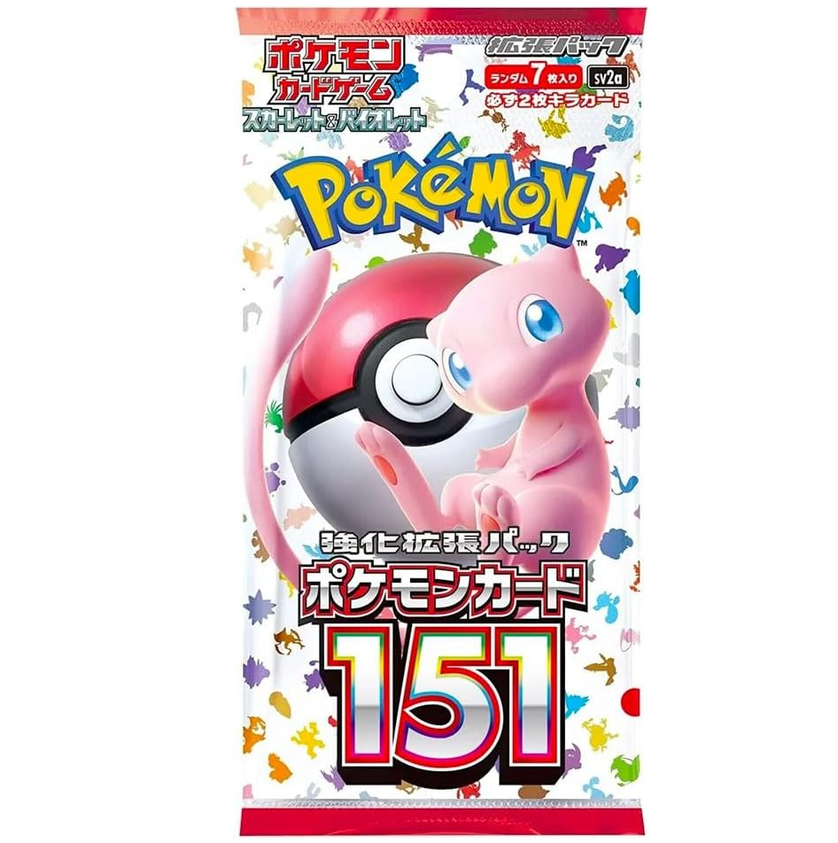 Pokémon Scarlet & Violet: Pokemon Card 151 Booster Pack (Japanskt)