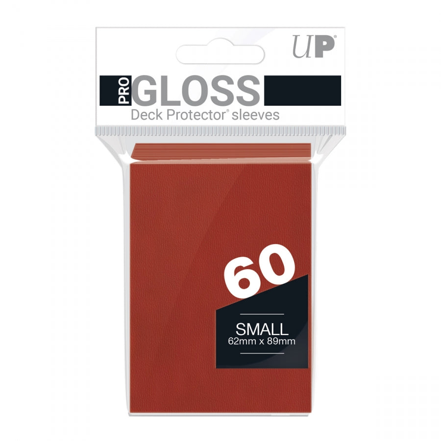 Ultra PRO: PRO-Gloss Small Deck Protector Sleeves Röd, 60st