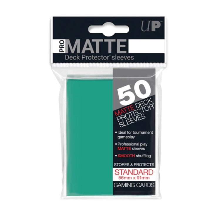 Ultra PRO: Standard Deck Protector Sleeves Pro Matte 50st, Aqua