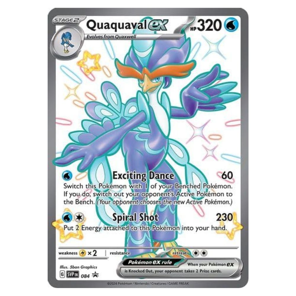 Quaquaval ex SVP084 Pokemon kort