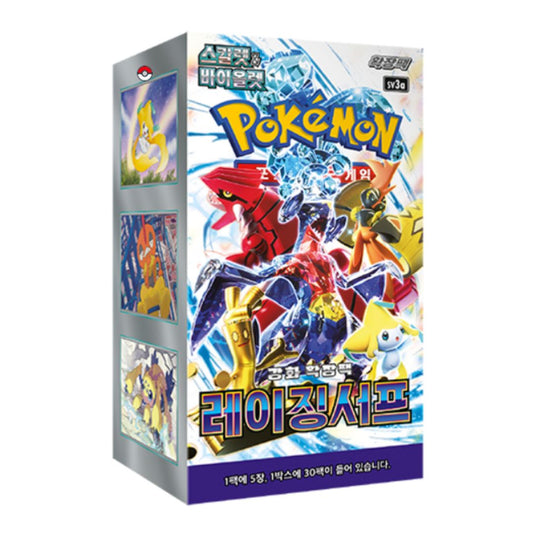 Scarlet & Violet Raging Surf Booster Box med koreanska Pokemon kort