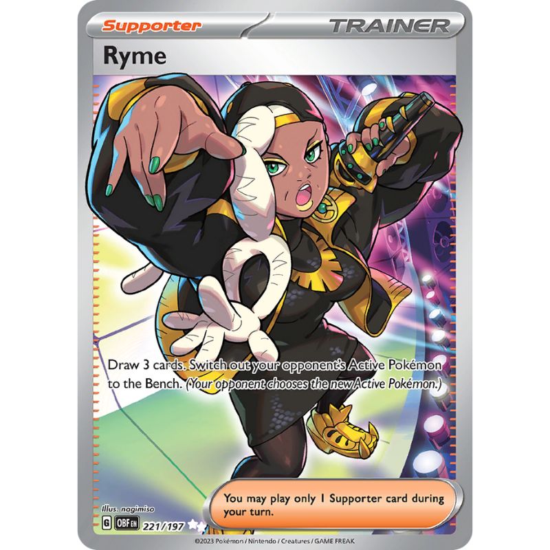 Ryme OBF 221/197 Full Art Pokemon kort