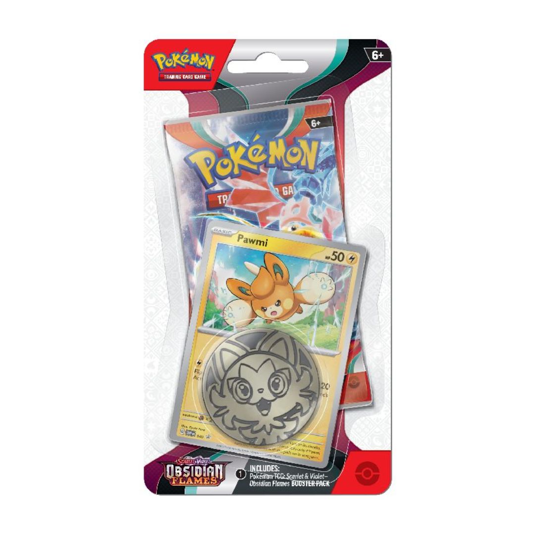 Pokémon Scarlet & Violet 3: Obsidian Flames Checklane Blister Pack - Pawmi