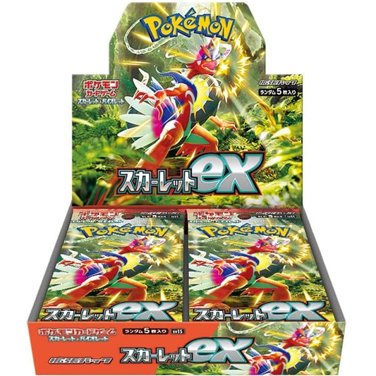 japansk pokemon booster box scarlet & violet: scarlet ex