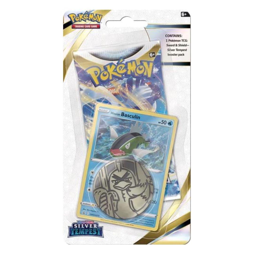 Sword & Shield Silver Tempest Checklane Blister Pack med Hisuian Basculin