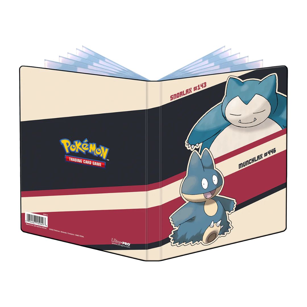 Ultra PRO: Pokémon Snorlax & Munchlax 4-Pocket Portfolio