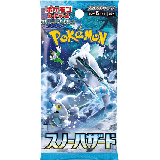 Pokémon Scarlet & Violet Snow Hazard japanskt booster pack