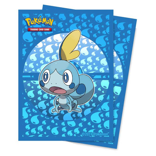 Pokemon plastficka med sobble motiv i blå färg