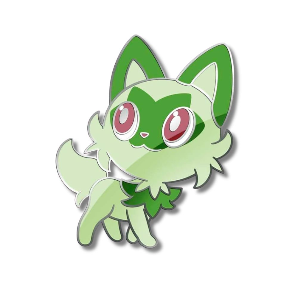 Sprigatito Pokemon Pin i fina gröna färger