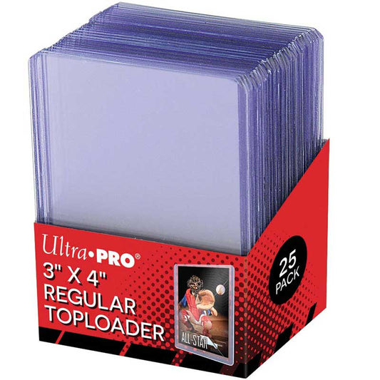 Ultra PRO: Toploader 3x4 Clear Regular, 25st