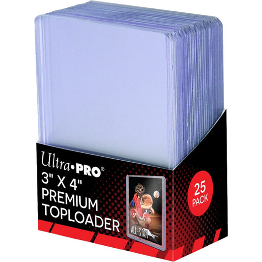 Ultra PRO:Top Loader 3x4 Clear Premium, 25st