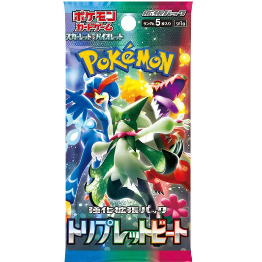 Pokémon scarlet & violet triplet beat japanskt booster pack