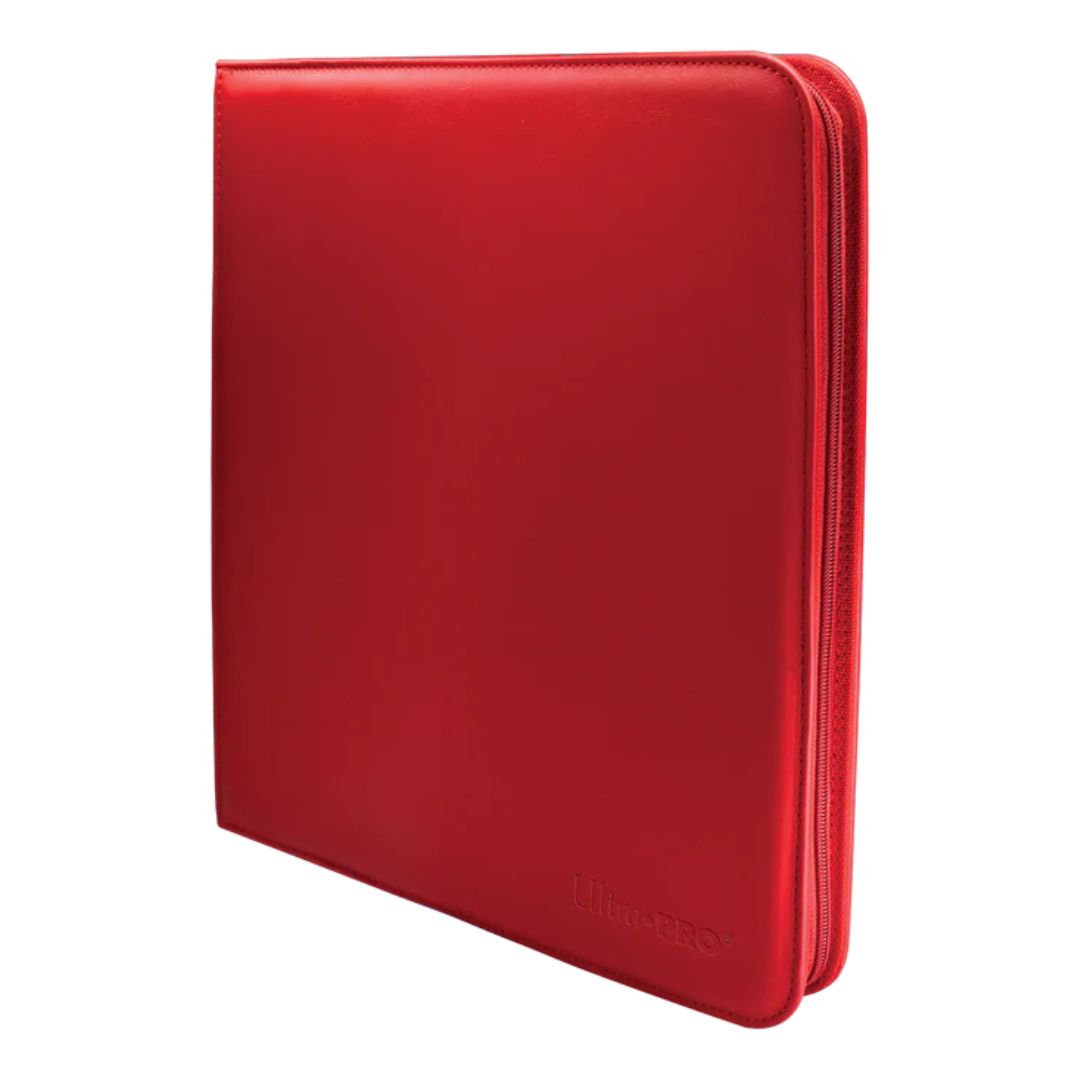 Ultra PRO: Vivid 12-Pocket Zippered PRO-Binder - Red