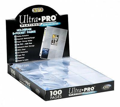 Ultra pro 9-pocket pages, plastficka till pärm för samlarkort