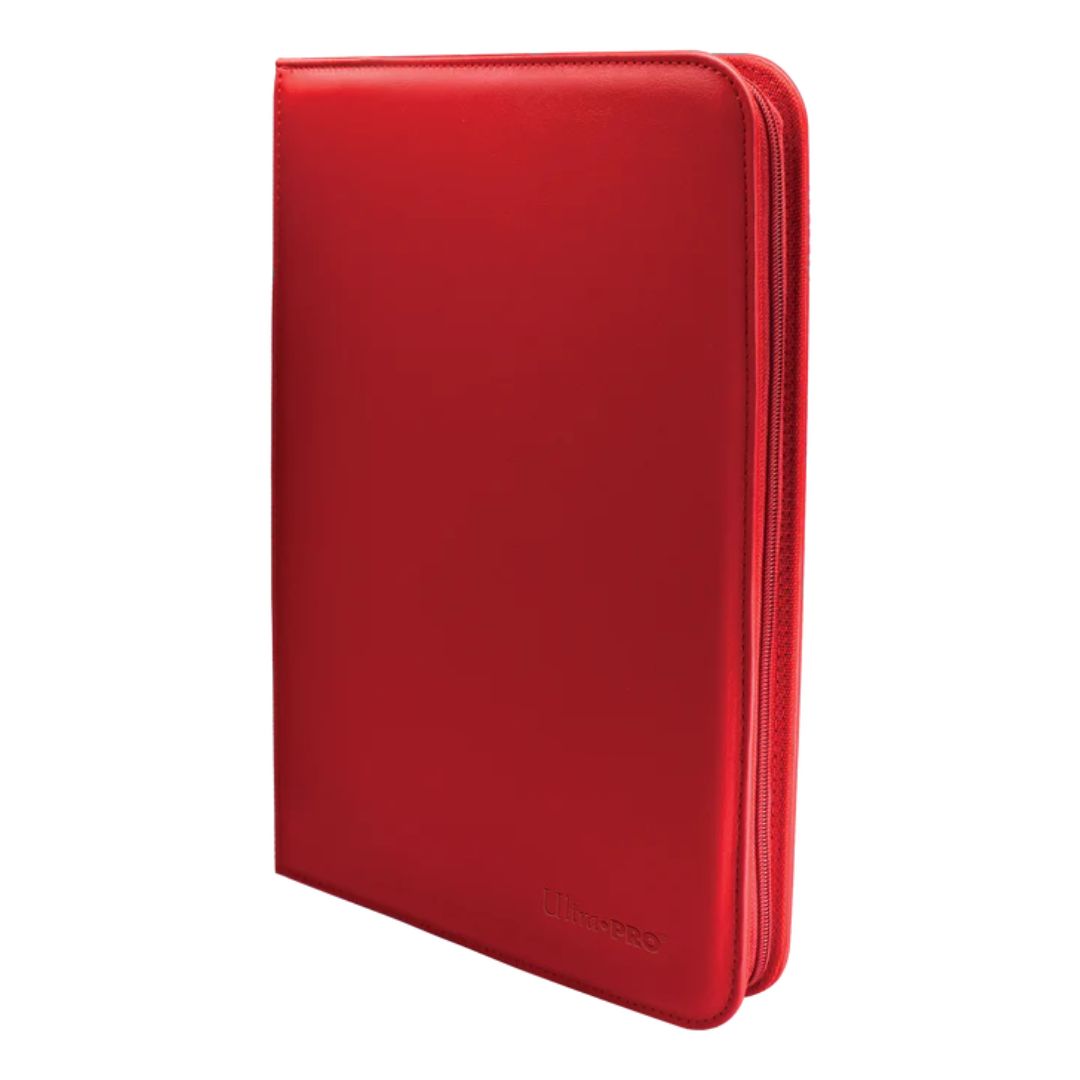 Ultra PRO: Vivid 9-Pocket Zippered PRO-Binder - Red