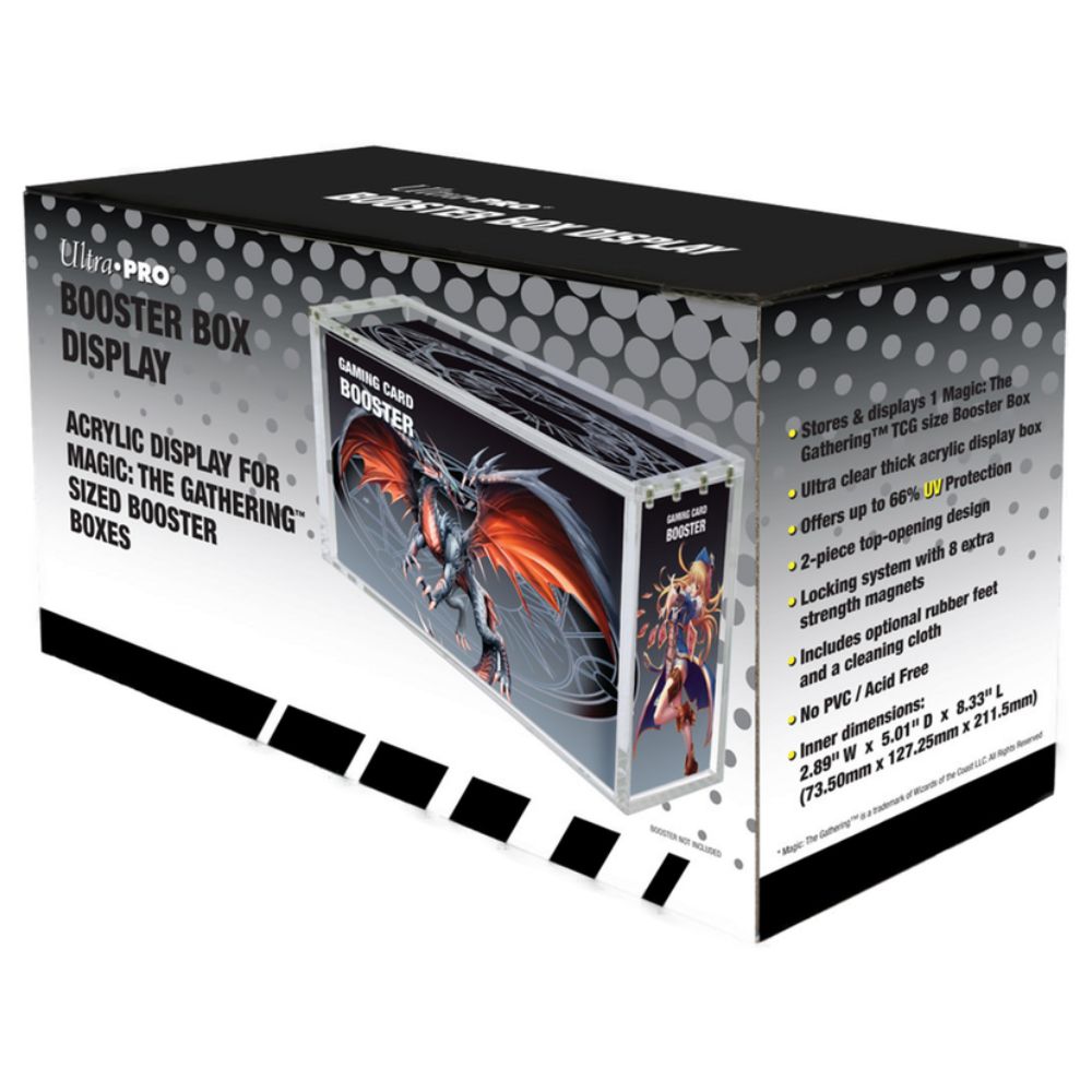 Akrylskydd från Ultra PRO som passar Magic The Gathering Booster Box
