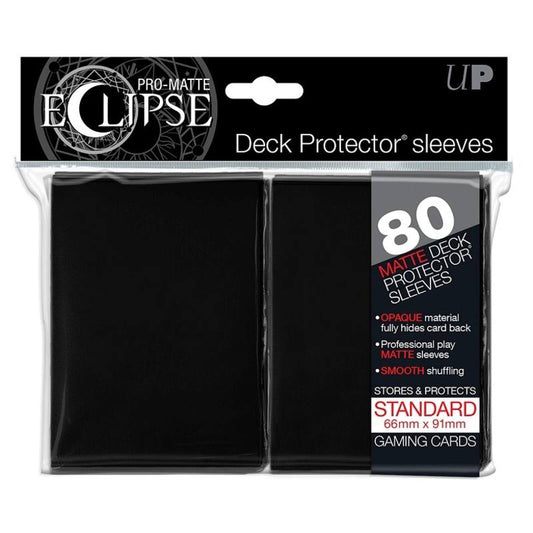 Ultra PRO: Eclipse Pro-Matte Deck Protector Sleeves 80st - Svarta