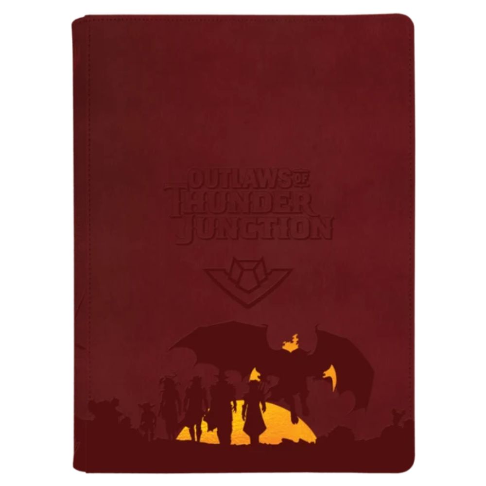 Magic: The Gathering: Outlaws of Thunder Junction Set Symbol and Gang Silhouette 9-Pocket PRO-Binder - Ultra PRO