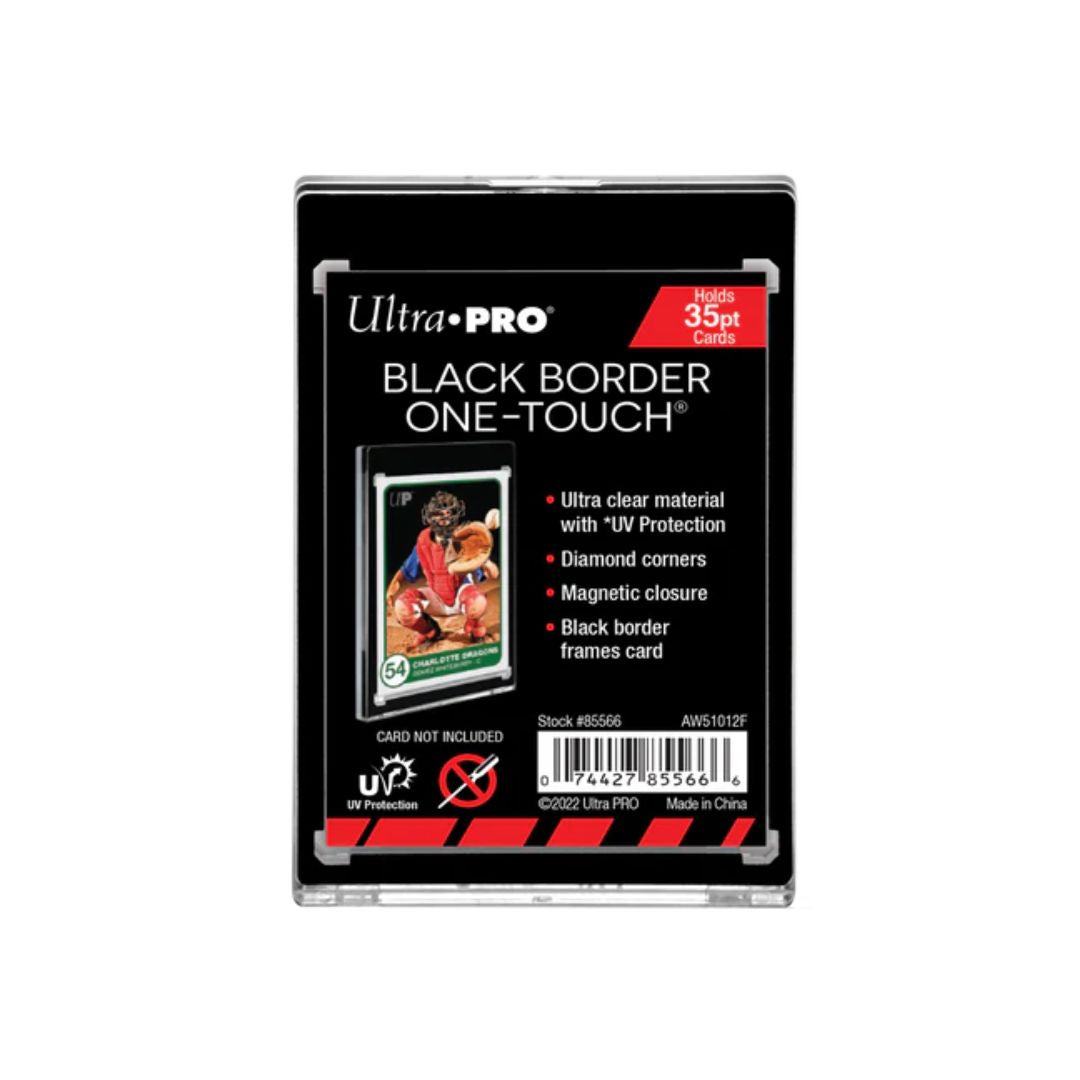 Ultra Pro One-Touch Black Border 35pt för att skydda sina samlarkort