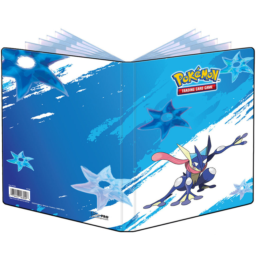 Ultra pro 4-pocket pokemon kort pärm med Greninja omslag