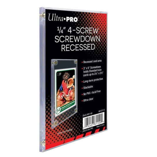 Ultra PRO: 1/4" Screwdown Recessed Holder