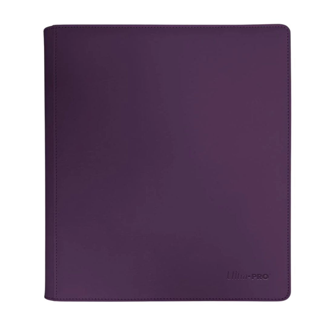 Ultra PRO Vivid 12-Pocket Zippered PRO-Binder Midnight Plum