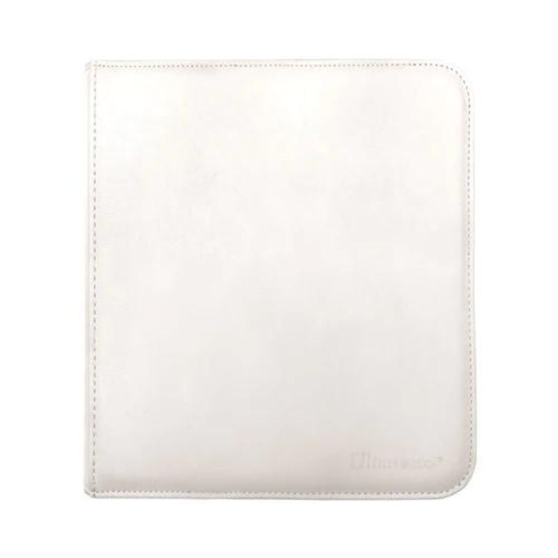 Ultra PRO: Vivid 12-Pocket Zippered PRO-Binder - White