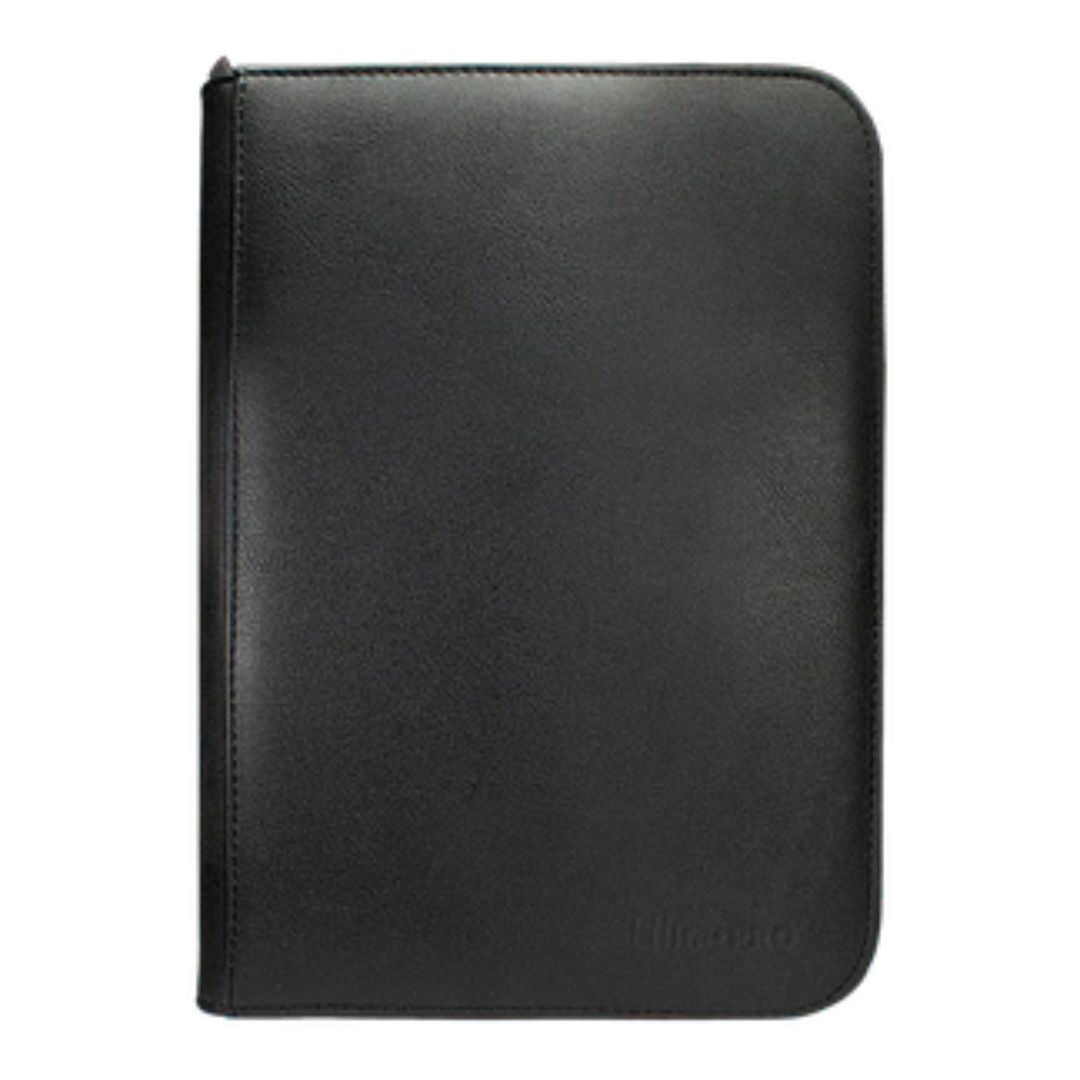 Ultra PRO: Vivid 4-Pocket Zippered PRO-Binder - Black