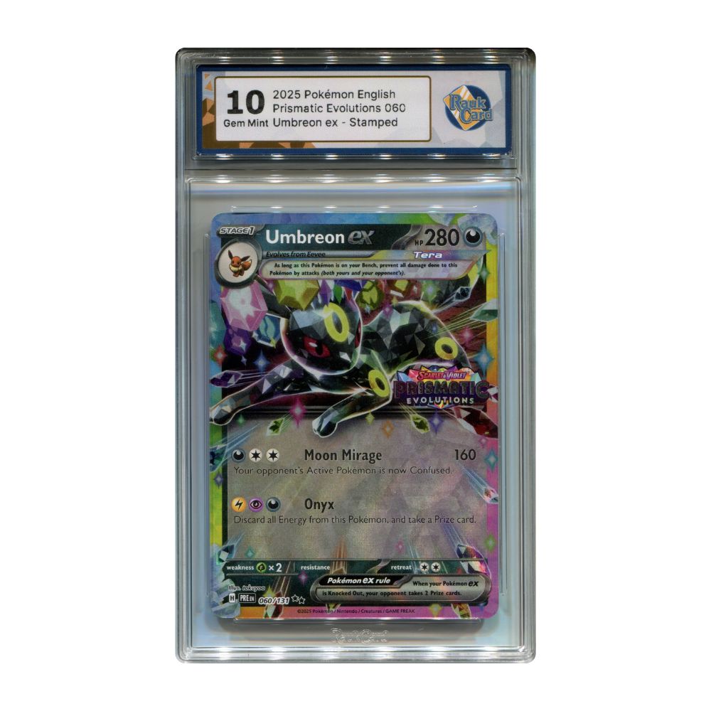 Umbreon ex 060/131 Prismatic Evolutions Stamp RaukCard 10 pokemon kort