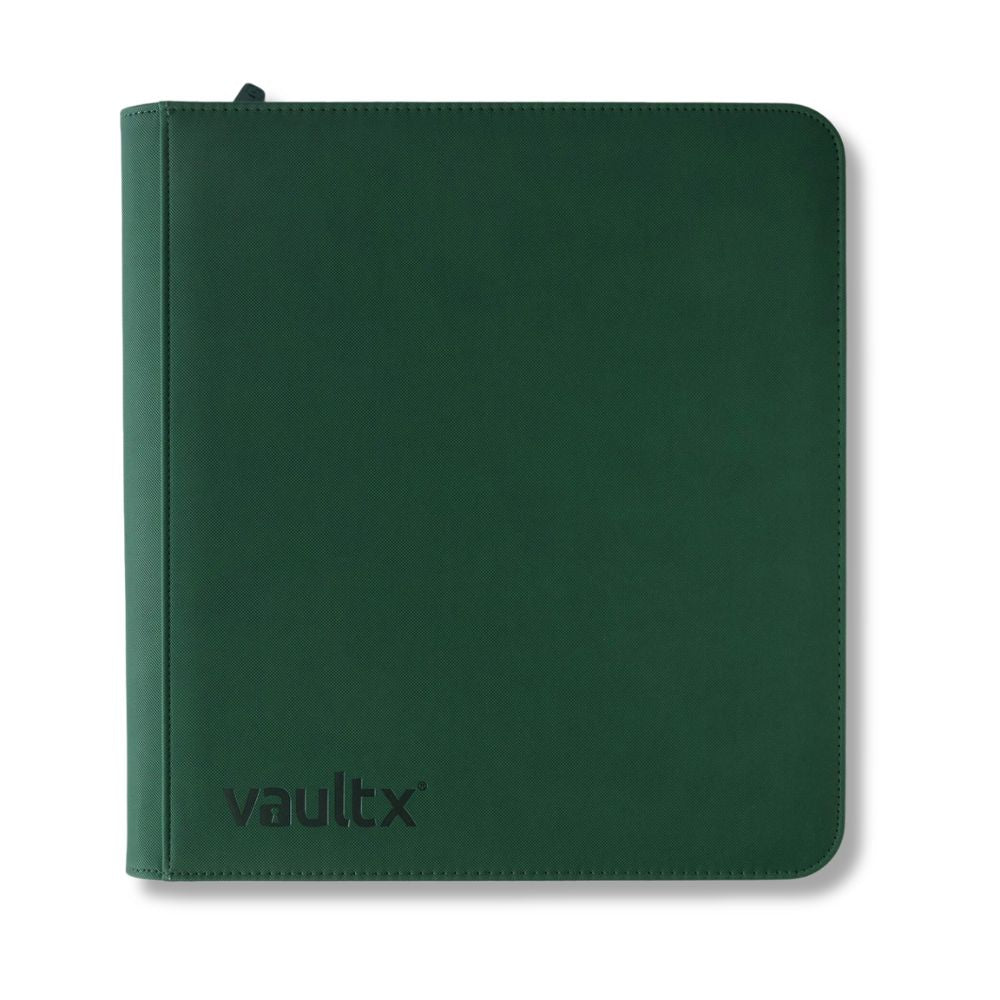 Vault X: 12-Pocket Exo-Tec® Zip Binder Forest Green