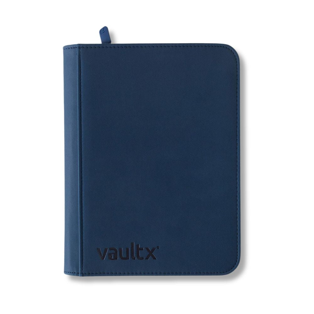 Vault X: 4-Pocket Exo-Tec® Zip Binder Royal Blue
