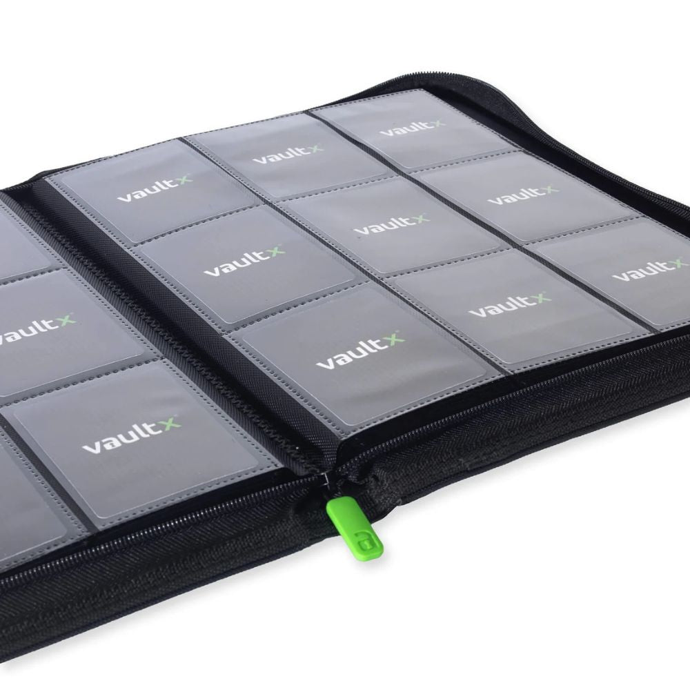 Vault X: 9-Pocket Exo-Tec® Zip Binder insida