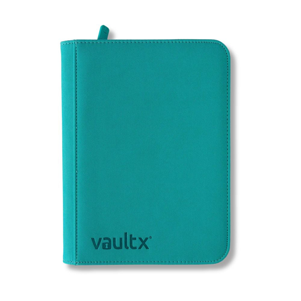 Vault X: 9-Pocket Exo-Tec® Zip Binder Ocean Blue