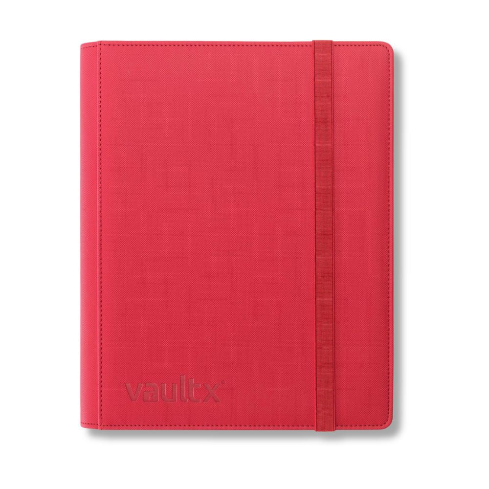 Vault X: 9-Pocket Exo-Tec® Strap Binder Fire Red