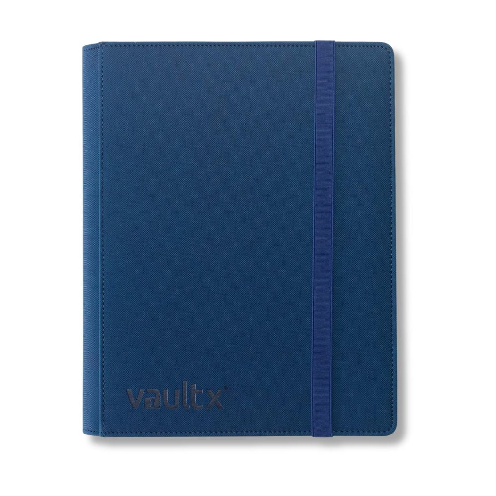 Vault X: 9-Pocket Exo-Tec® Strap Binder Royal Blue