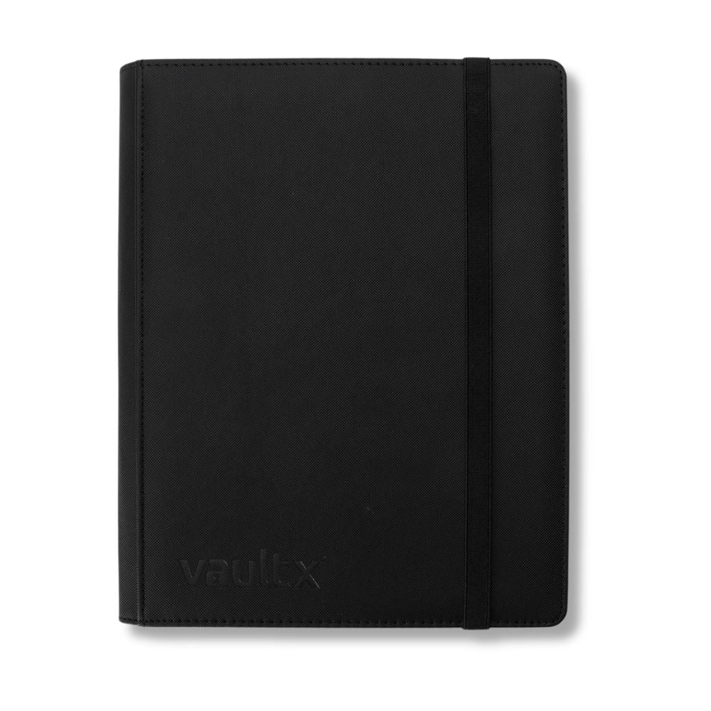 Vault X: 9-Pocket Exo-Tec® Strap Binder Signature Black