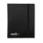 Vault X: 9-Pocket Strap Binder Black
