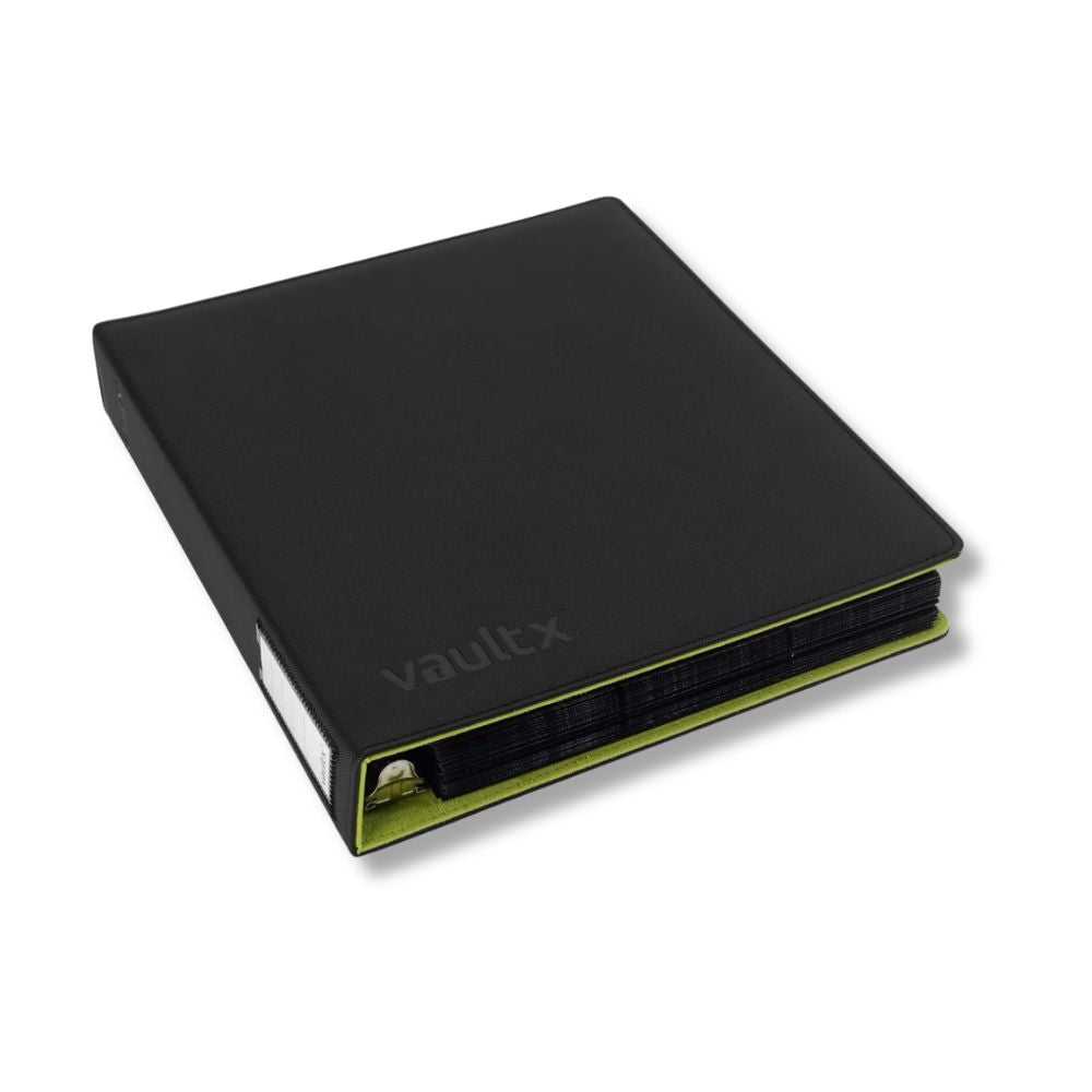 Vault X: Exo-Tec® 3-Ring Binder - Black / Electric Green