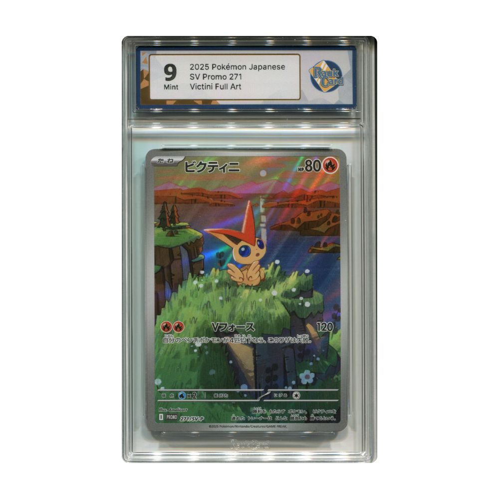 Victini 271/SV-P RaukCard 9 graderat Pokemon kort