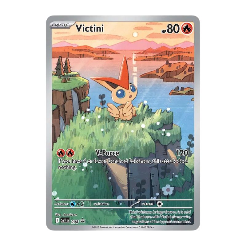Victini SVP208 promo Pokemon kort