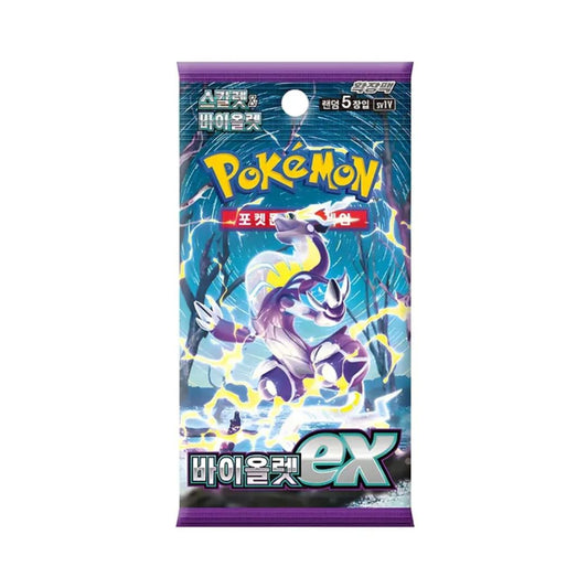 Scarlet & violet: Violet ex koreanskt Pokemon booster pack