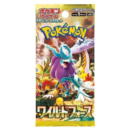 Wild Force booster pack, japanska Pokémon kort