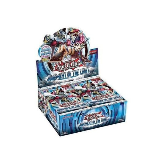 Yu-Gi-Oh! Judgment of the Light Booster box med häftiga kort