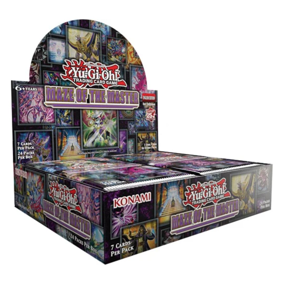 Yu-Gi-Oh! Maze of the Master Booster box med häftiga kort