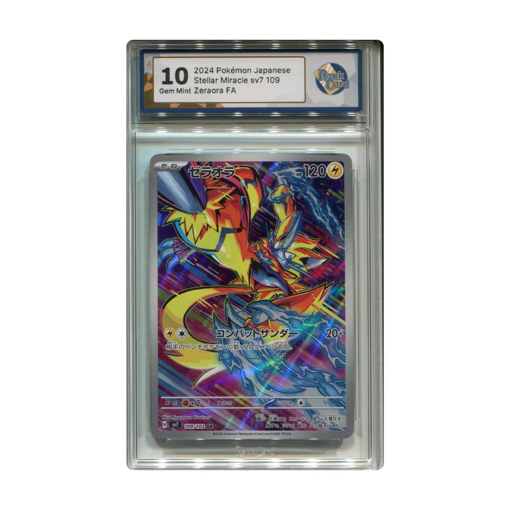 Zeraora AR 109/102 RaukCard 10 graderat pokemonkort